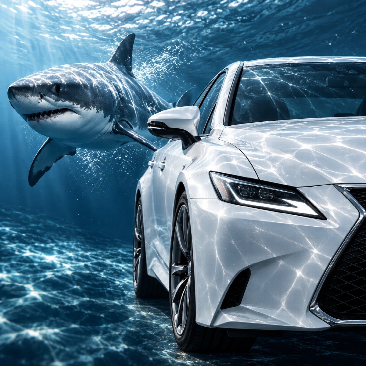 Shark — Clear PPF finish
